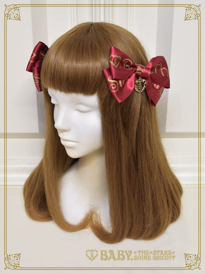 【予約】BABY Ribbon Sweet Diary リボンクリップ