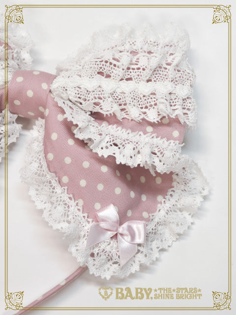 [Pre-order] Dot twill ribbon head bow