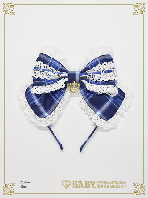 【予約】Memorial Anniversary タータンチェックカチューシャ