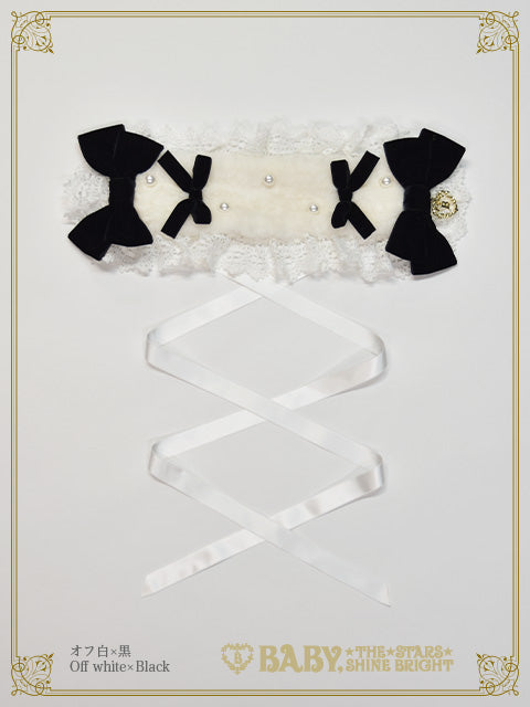 【予約】Ruban de Noël Neigeヘッドドレス