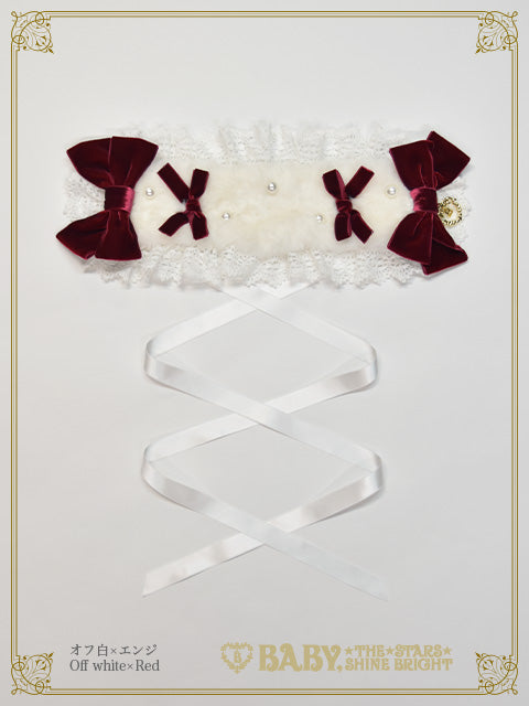 【予約】Ruban de Noël Neigeヘッドドレス