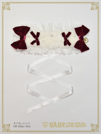 【予約】Ruban de Noël Neigeヘッドドレス