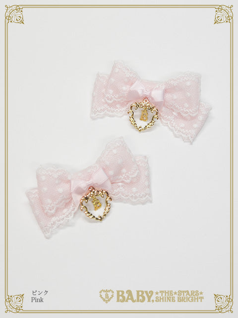 【予約】Étreinte angéline リボンクリップ