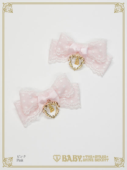 【予約】Étreinte angéline リボンクリップ