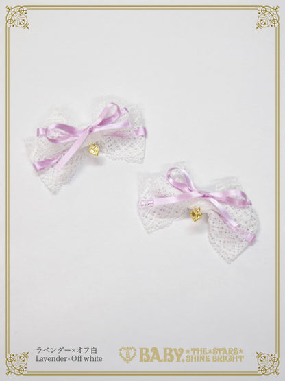 champetre fleurie lace clip