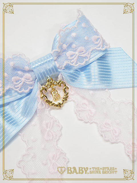 【予約】Ruban♡Crème à la vanille リボンクリップ