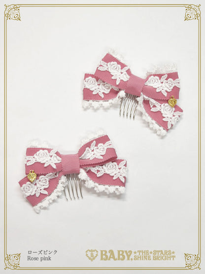 Crème Chantilly Princess リボンコーム
