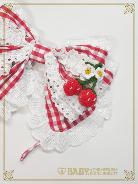 ゆらゆらいちごのHappy Berry Present ギンガムカチューシャ