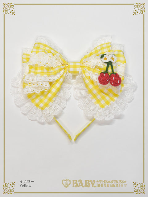 ゆらゆらいちごのHappy Berry Present ギンガムカチューシャ – BABY