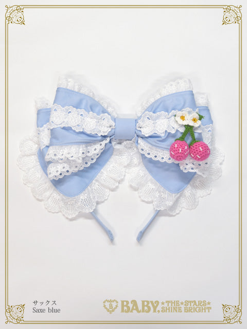 Swinging Strawberry's Happy Berry Present Head bow