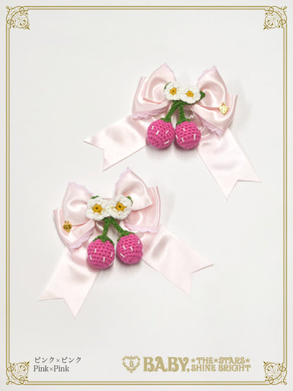 ゆらゆらいちごのHappy Berry Present リボンクリップ