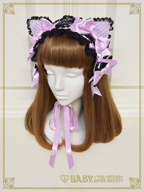 [Pre-order] Little Kitten Lunaria♡ Stripe Headdress