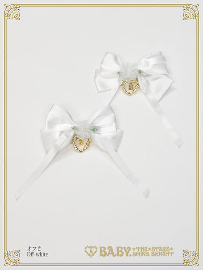 Sugar Little Rose Ribbon Clip
