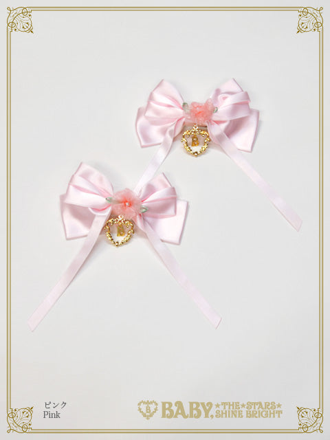 Sugar Little Rose Ribbon Clip