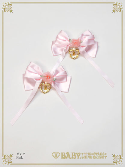 Sugar Little Rose Ribbon Clip
