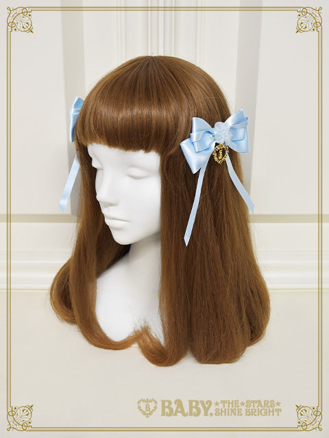 Sugar Little Rose Ribbon Clip