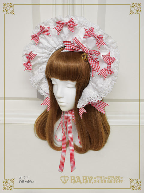 [Pre-order] Flancesca Ribbon Bonnet