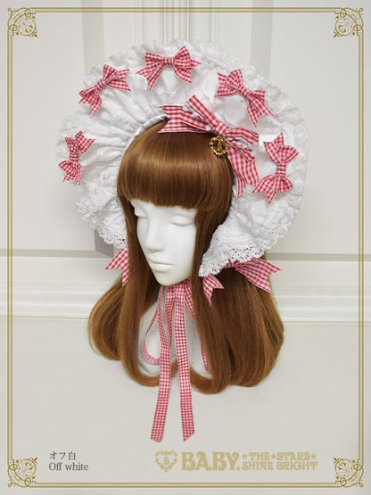[Pre-order] Flancesca Ribbon Bonnet