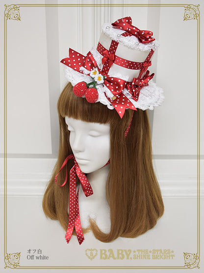 [Pre-order] Doki Doki♡Heart fluttering Princess Strawberry Mini Hat