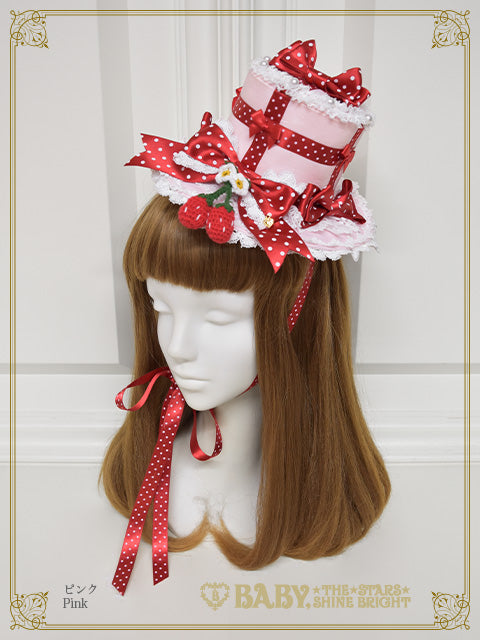 [Pre-order] Doki Doki♡Heart fluttering Princess Strawberry Mini Hat