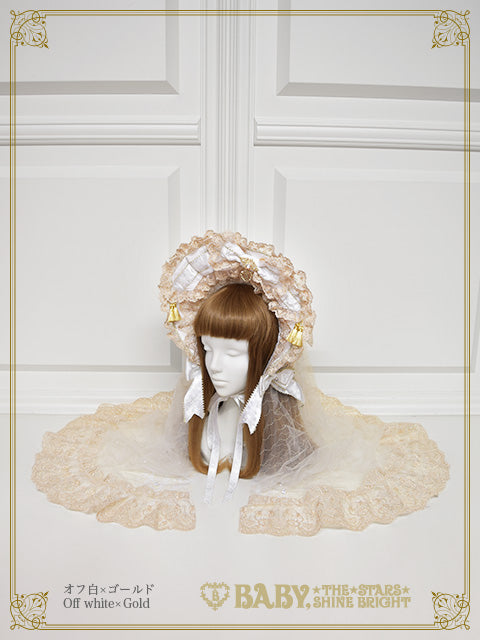 【完全受注生産】La Princesse Diadème Céleste ボンネット＆ヴェール