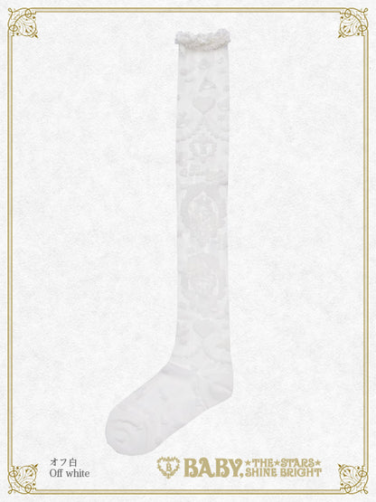 [Made-to-order] Mariée de Kumya♥〜La Princesse Éternelle〜 See-through Over-the-knee Socks