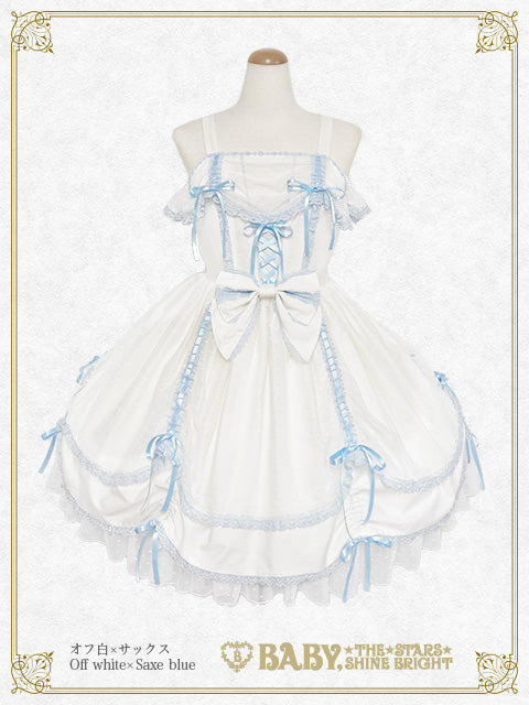 【予約】Sugar powder♡Dot Tulle ジャンパースカート