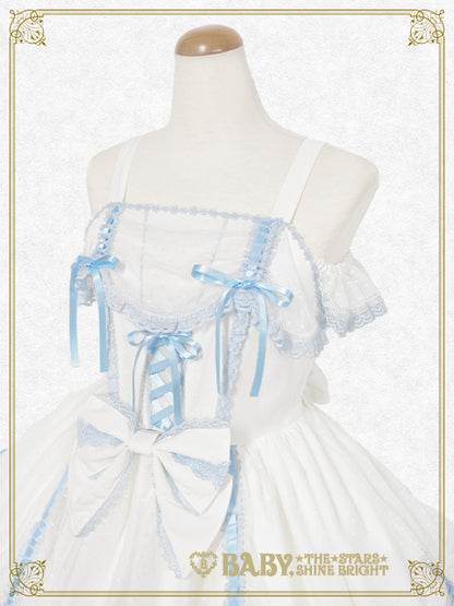 【予約】Sugar powder♡Dot Tulle ジャンパースカート