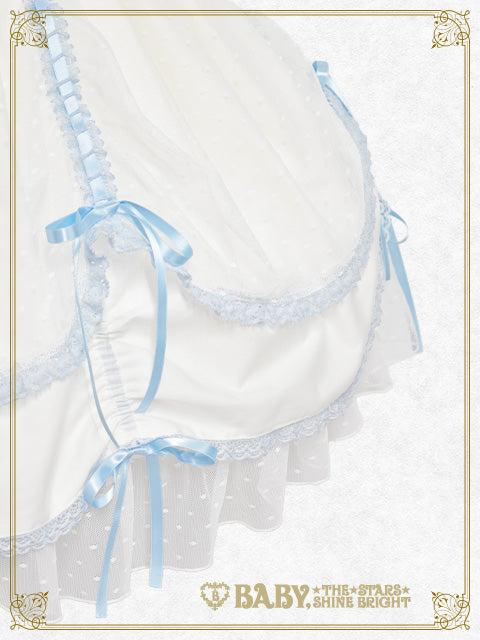 【予約】Sugar powder♡Dot Tulle ジャンパースカート