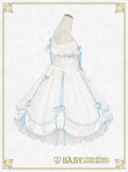 【予約】Sugar powder♡Dot Tulle ジャンパースカート