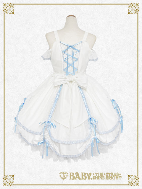 【予約】Sugar powder♡Dot Tulle ジャンパースカート