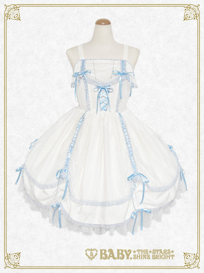 【予約】Sugar powder♡Dot Tulle ジャンパースカート