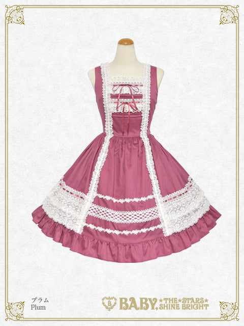 め*能様 baby レースフリルjsk ピンク Lace frill jumper skirt – BABY, THE STARS SHINE BRIGHT