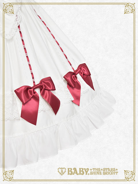 【予約】Ribbon Ribbon♡Wrapping Heart ジャンパースカート