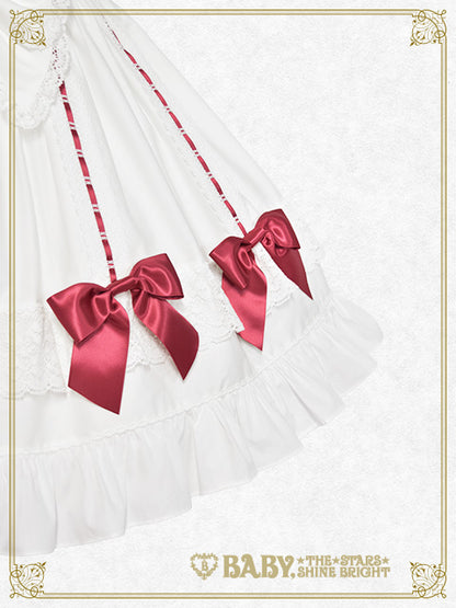 【予約】Ribbon Ribbon♡Wrapping Heart ジャンパースカート