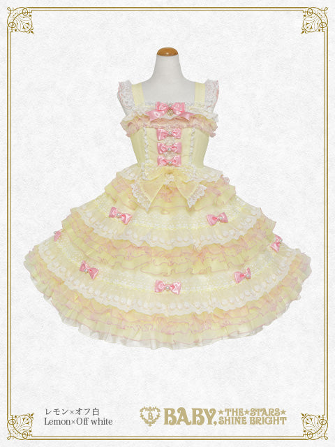 【予約】Ruban♡Crème à la vanille ジャンパースカート