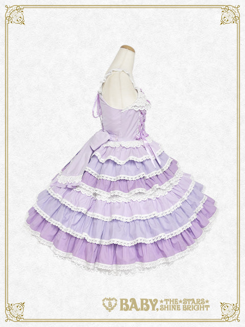 [Pre-order] Le froufrou sucré fondues Jumper Skirt (Multicolor Ver.)
