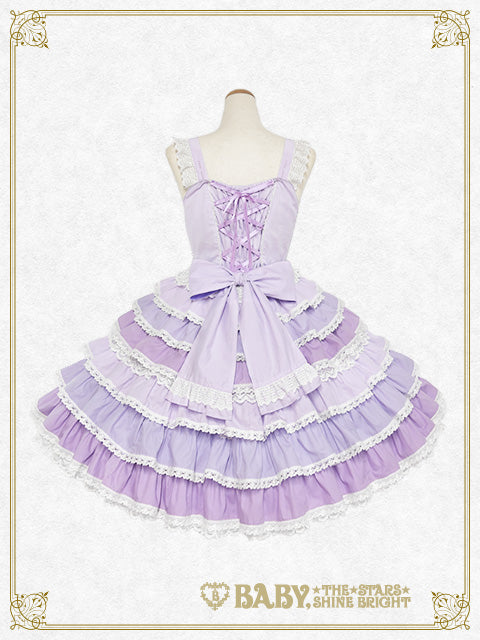 [Pre-order] Le froufrou sucré fondues Jumper Skirt (Multicolor Ver.)