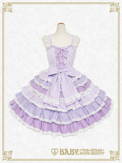 [Pre-order] Le froufrou sucré fondues Jumper Skirt (Multicolor Ver.)