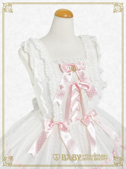 [Pre-order] Little Kitten Lucy♡Dot tulle Jumper Skirt