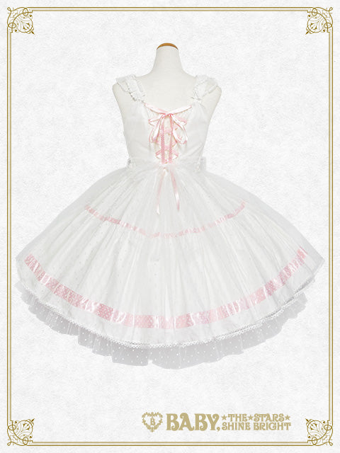 [Pre-order] Little Kitten Lucy♡Dot tulle Jumper Skirt
