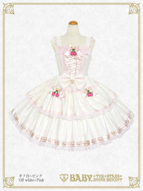 【予約】ゆらゆらいちごのHappy Berry Present ジャンパースカート
