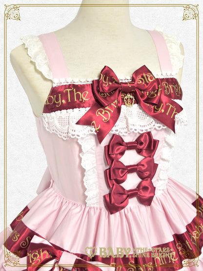 [Pre-order] BABY Ribbon Sweet Diary Jumper Skirt