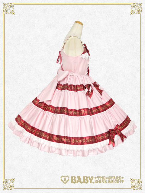 [Pre-order] BABY Ribbon Sweet Diary Jumper Skirt