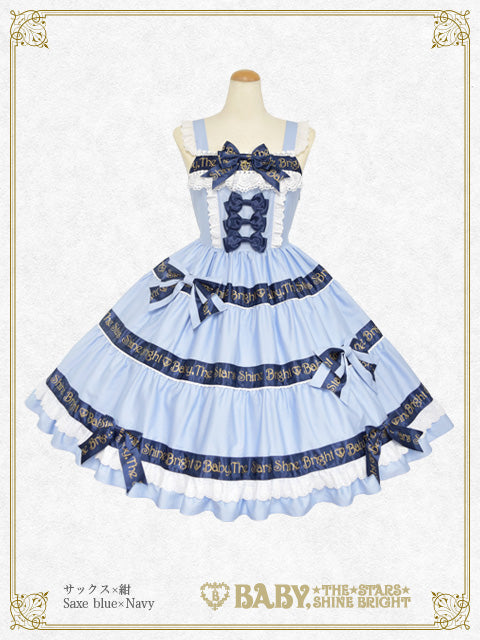 [Pre-order] BABY Ribbon Sweet Diary Jumper Skirt