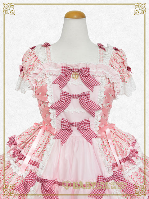 [Pre-order] Floriana Ribbon Jumper Skirt