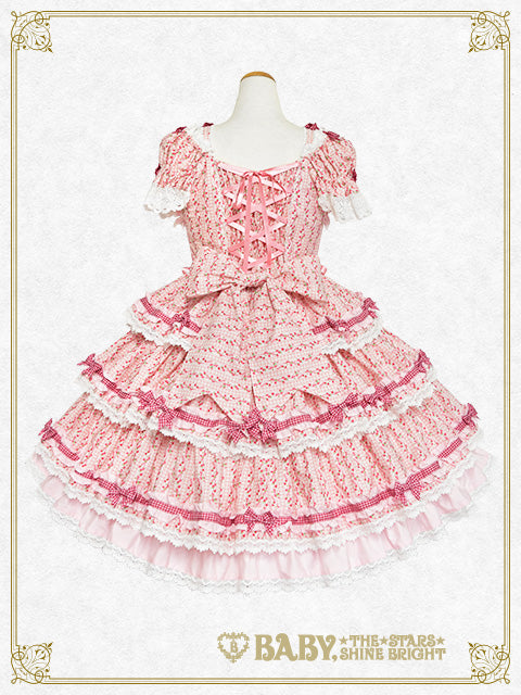 [Pre-order] Floriana Ribbon Jumper Skirt