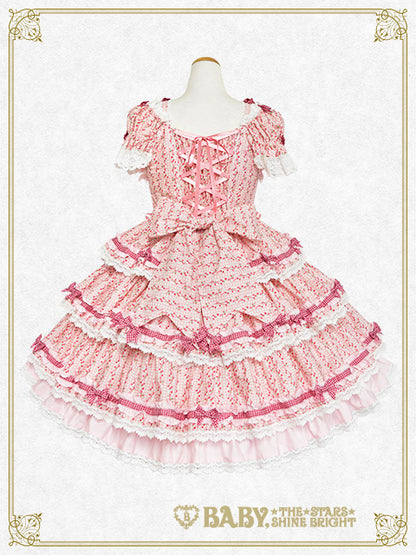 [Pre-order] Floriana Ribbon Jumper Skirt