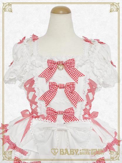 [Pre-order] Flancesca Ribbon Jumper Skirt