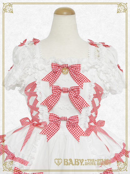[Pre-order] Flancesca Ribbon Jumper Skirt